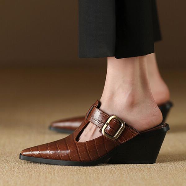 Exquisite Handcrafted Leather Women's Shoes: Luxury Redefined(Etrj220A3862)