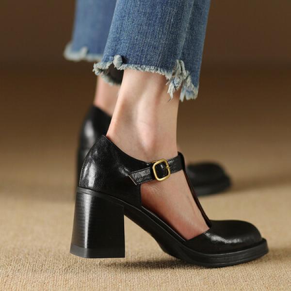 Exquisite Handcrafted Leather Women's Shoes: Luxury Elegance(Etrj220A3869)