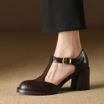 Exquisite Handcrafted Leather Women's Shoes: Luxury Elegance(Etrj220A3869)