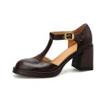 Exquisite Handcrafted Leather Women's Shoes: Luxury Elegance(Etrj220A3869)