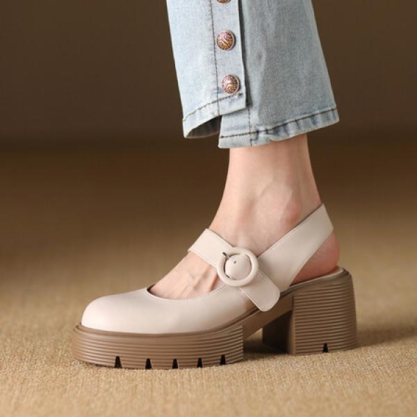 Handcrafted Luxurious Leather Women’s Shoes(Etrj220A3871)