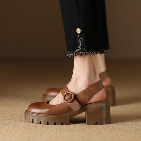 Handcrafted Luxurious Leather Women’s Shoes(Etrj220A3871)