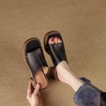 Handcrafted Luxurious Genuine Leather Women's Shoes(Etrj220A3605-1)