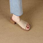 Handcrafted Luxurious Genuine Leather Women's Shoes(Etrj220A3605-1)