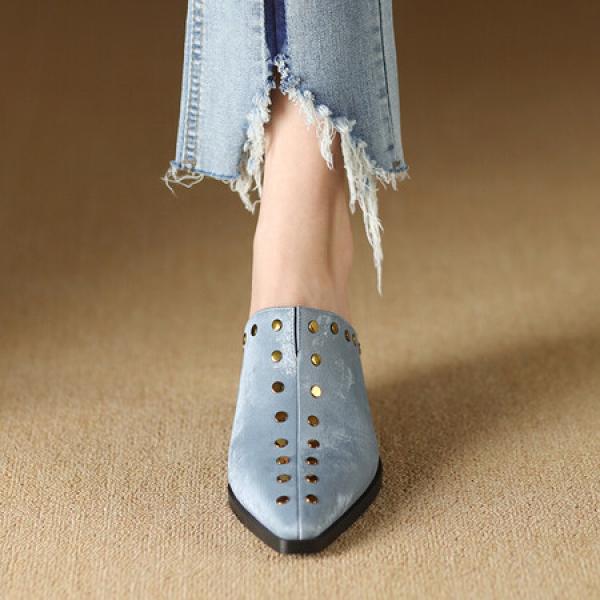 Handcrafted Luxurious Genuine Leather Women's Shoes(Etrj220A3876)