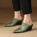 Handcrafted Luxurious Genuine Leather Women's Shoes(Etrj220A3876)