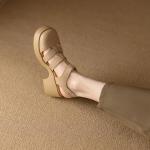 Handcrafted Luxury Leather Women's Shoes(Etrj220A3557-1)