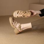 Handcrafted Luxury Leather Women's Shoes(Etrj220A3557-1)