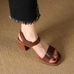 Handcrafted Leather Women's Shoes: Timeless Elegance(Etrj220A3889)