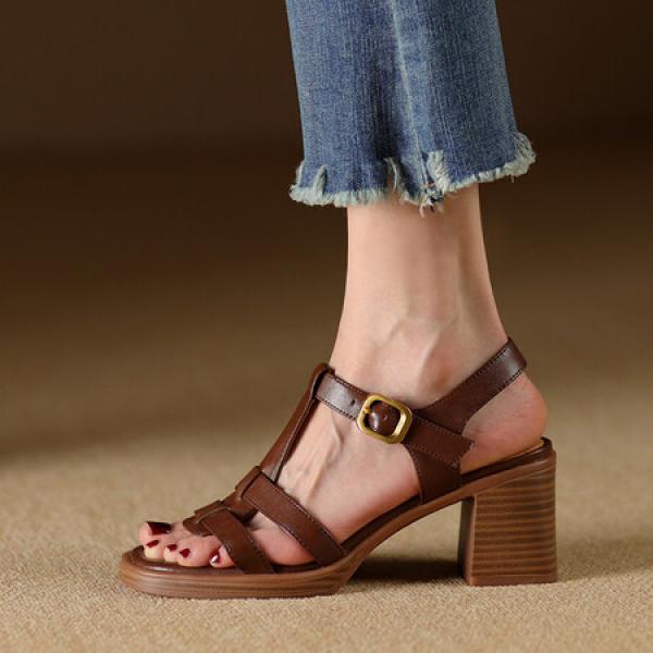 Exquisite Handmade Leather Women’s Shoes for Elegant Style(Etrj220A3887)