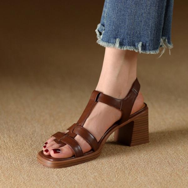 Exquisite Handmade Leather Women’s Shoes for Elegant Style(Etrj220A3887)