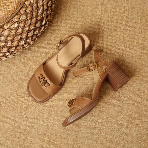 Handcrafted Luxury Leather Shoes for Elegant Women(Etrj220A3890-1)