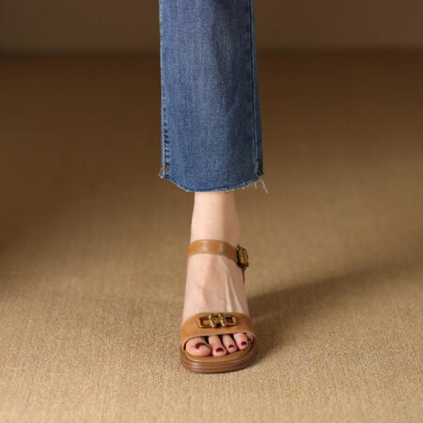 Handcrafted Luxury Leather Shoes for Elegant Women(Etrj220A3890-1)