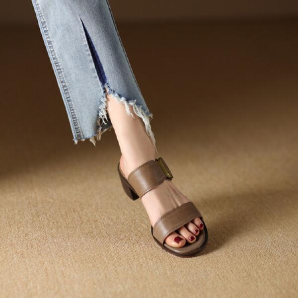 Exquisite Handcrafted Leather Women's Shoes: Luxury & Elegance(Etrj220A3599)