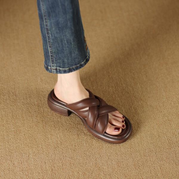 Handcrafted Luxury Leather Women’s Shoes - Elegance Redefined(Etrj220A3997)