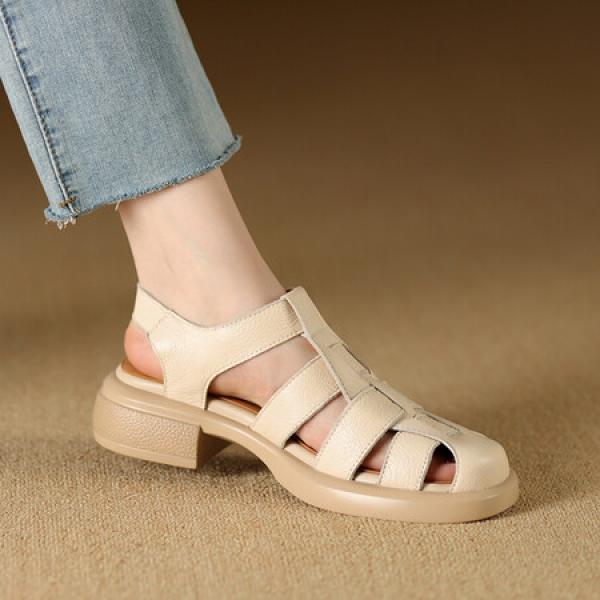 Elegant Handmade Leather Women's Shoes: Luxury Craftsmanship(Etrj220A3996)