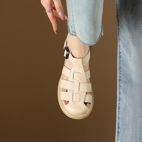 Elegant Handmade Leather Women's Shoes: Luxury Craftsmanship(Etrj220A3996)