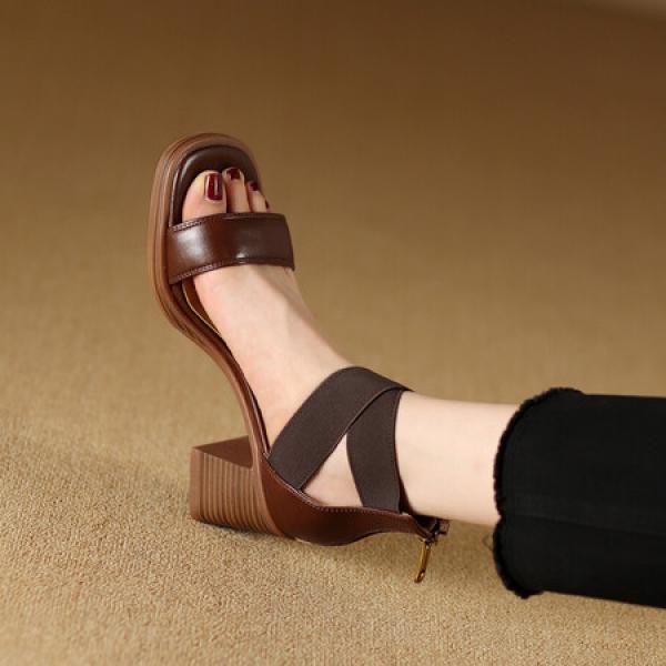 Crafted Luxury: Exquisite Handmade Leather Women's Shoes(Etrj220A5003)