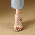 Elegant Handcrafted Luxury Leather Women's Shoes(Etrj220A5001)