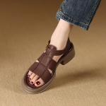 Handcrafted Genuine Leather Women’s Shoes: Luxurious Elegance(Etrj220A5007)