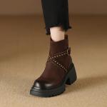 Handcrafted Luxury Leather Women's Shoes - Elegance in Every Stitch(Etrj220A6015)