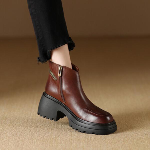 Handcrafted Luxury Leather Women's Shoes, Exquisite Quality(Etrj220A6018)