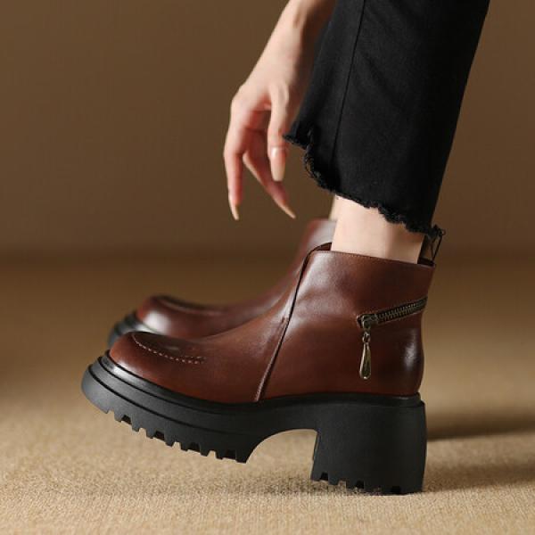 Handcrafted Luxury Leather Women's Shoes, Exquisite Quality(Etrj220A6018)