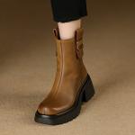 Elegant Handcrafted Leather Women's Shoes of Luxury(Etrj220T1390-1)