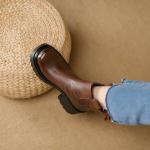 Elegant Handcrafted Leather Women's Shoes of Luxury(Etrj220T1390-1)