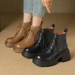 Handcrafted Genuine Leather Women's Shoes - Elegant Luxury(Etrj220A6021)