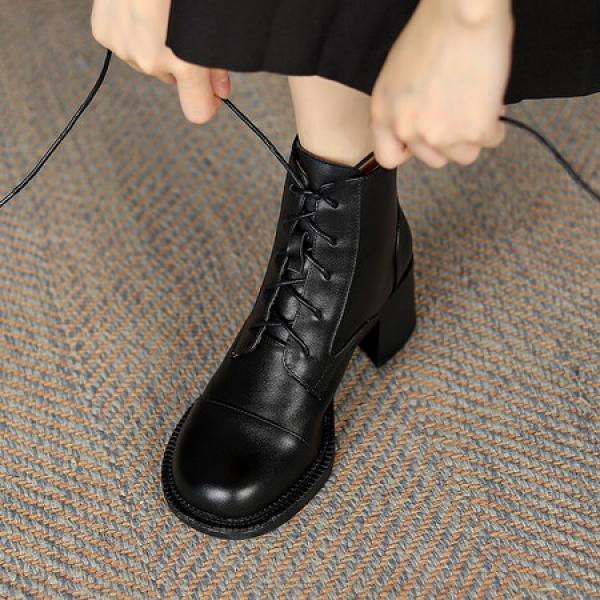 Elegant Handcrafted Genuine Leather Women's Shoes of Luxury Quality(Etrj220T552-1)