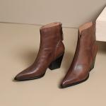 Elegant Handcrafted Genuine Leather Women's Shoes of Luxury Quality(Etrj220T1570-1)