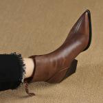 Elegant Handcrafted Genuine Leather Women's Shoes of Luxury Quality(Etrj220T1570-1)