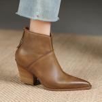 Elegant Handcrafted Genuine Leather Women's Shoes of Luxury Quality(Etrj220T1506-1)