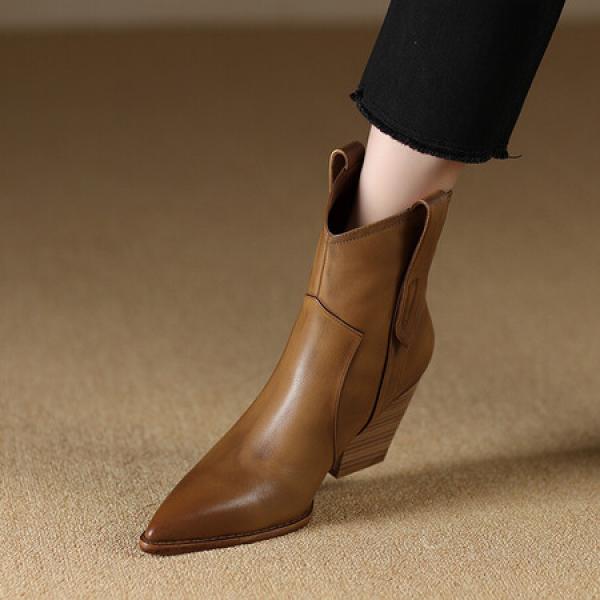 Exquisite Handmade Genuine Leather Women's Shoes - Luxury Elegance(Etrj220T1563-1)