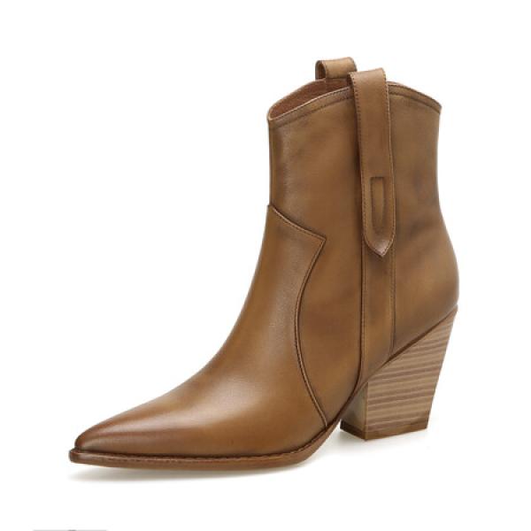 Exquisite Handmade Genuine Leather Women's Shoes - Luxury Elegance(Etrj220T1563-1)