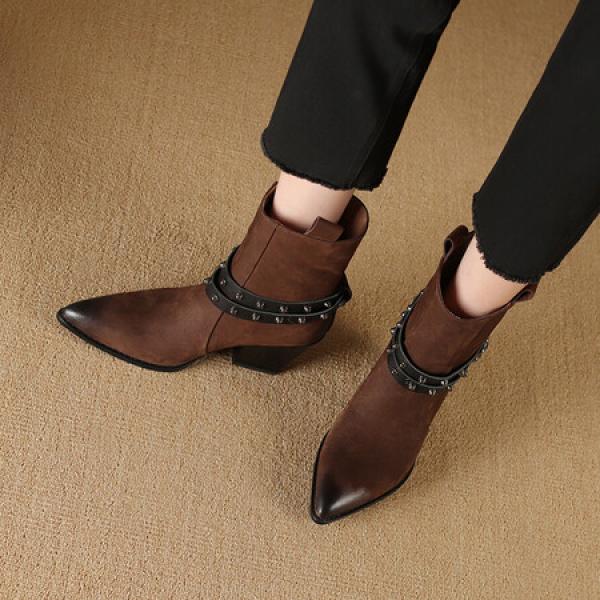 Luxurious Handcrafted Leather Women’s Shoes: Elegance Redefined(Etrj220A6023)