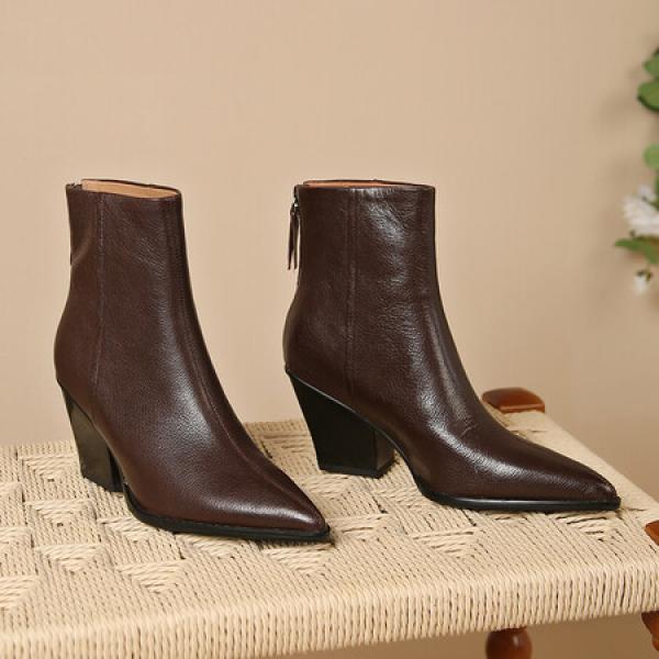 Elegantly Crafted Luxury Leather Handmade Women's Shoes(Etrj220A6022)