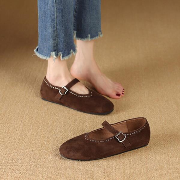 Elegant Handcrafted Leather Women's Shoes - Luxury Quality(Etrj220A5019)