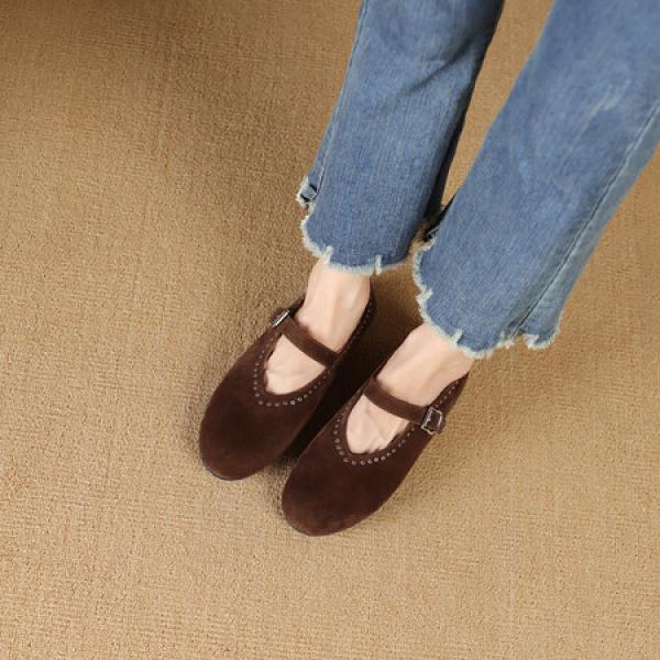 Elegant Handcrafted Leather Women's Shoes - Luxury Quality(Etrj220A5019)