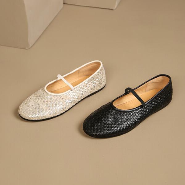 Handcrafted Luxury Leather Women's Shoes for Elegance(Etrj220A5031)