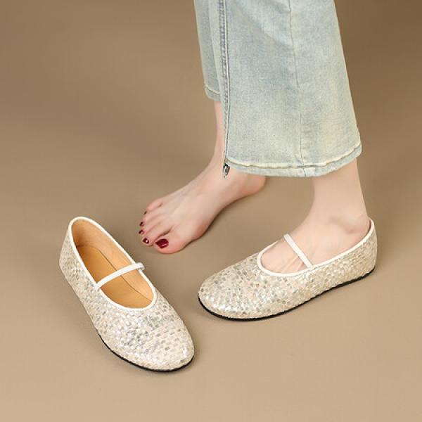 Handcrafted Luxury Leather Women's Shoes for Elegance(Etrj220A5031)