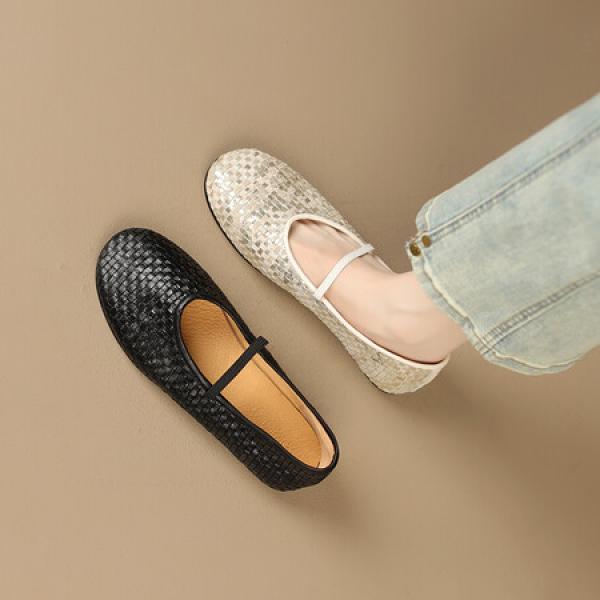 Handcrafted Luxury Leather Women's Shoes for Elegance(Etrj220A5031)