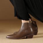 Handcrafted Genuine Leather Women’s Shoes: Luxurious Elegance(Etrj220A6006)