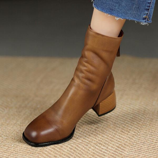 Elegant Handcrafted Leather Women’s Shoes – Luxury Craftsmanship(Etrj220T1525-1)