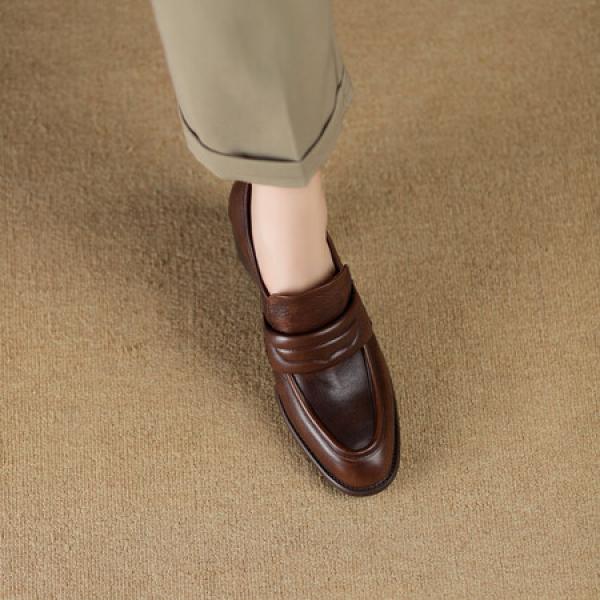 Elegantly Crafted Luxurious Handmade Leather Women's Shoes(Etrj220A3629-1)