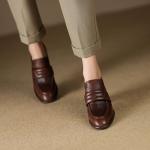 Elegantly Crafted Luxurious Handmade Leather Women's Shoes(Etrj220A3629-1)