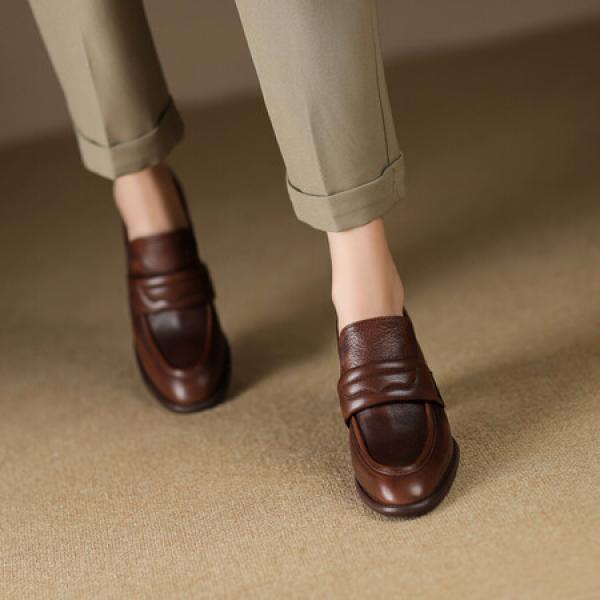 Elegantly Crafted Luxurious Handmade Leather Women's Shoes(Etrj220A3629-1)