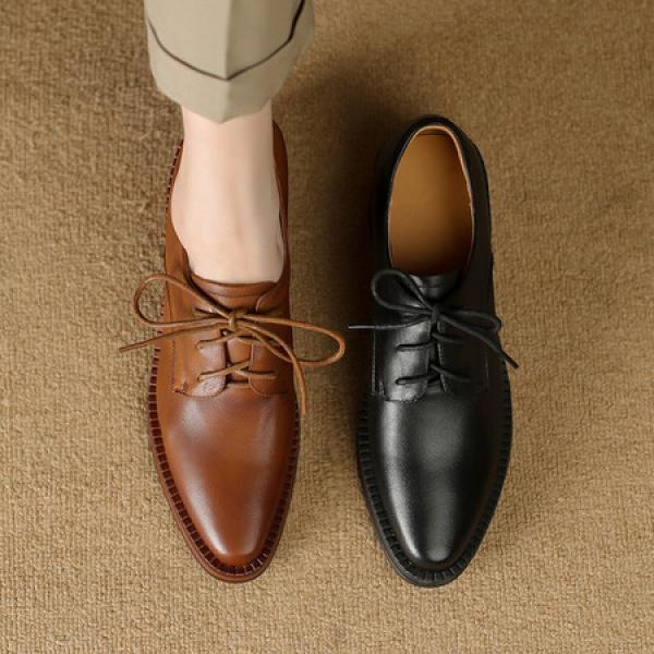 Elegant Handmade Leather Women's Shoes: A Luxurious Craftsmanship(Etrj220T1366-1)