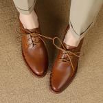 Elegant Handmade Leather Women's Shoes: A Luxurious Craftsmanship(Etrj220T1366-1)